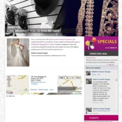 Web Design: Bridal & Tuxedo Shoppe