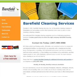 Web Design: Barefield Cleaning Services
