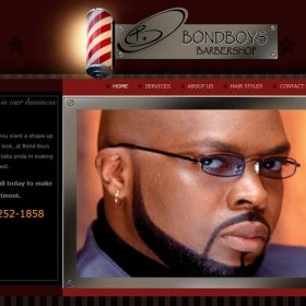 Web Design: Bond Boys Barbershop