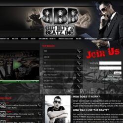 Web Design: Big Boyz Beatz