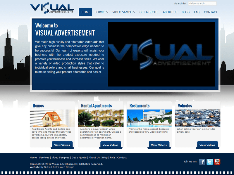 Web Design: Visual Advertisement