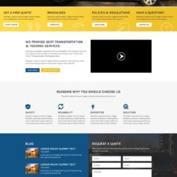 Web Design: Sunflower Luxury Touring Services